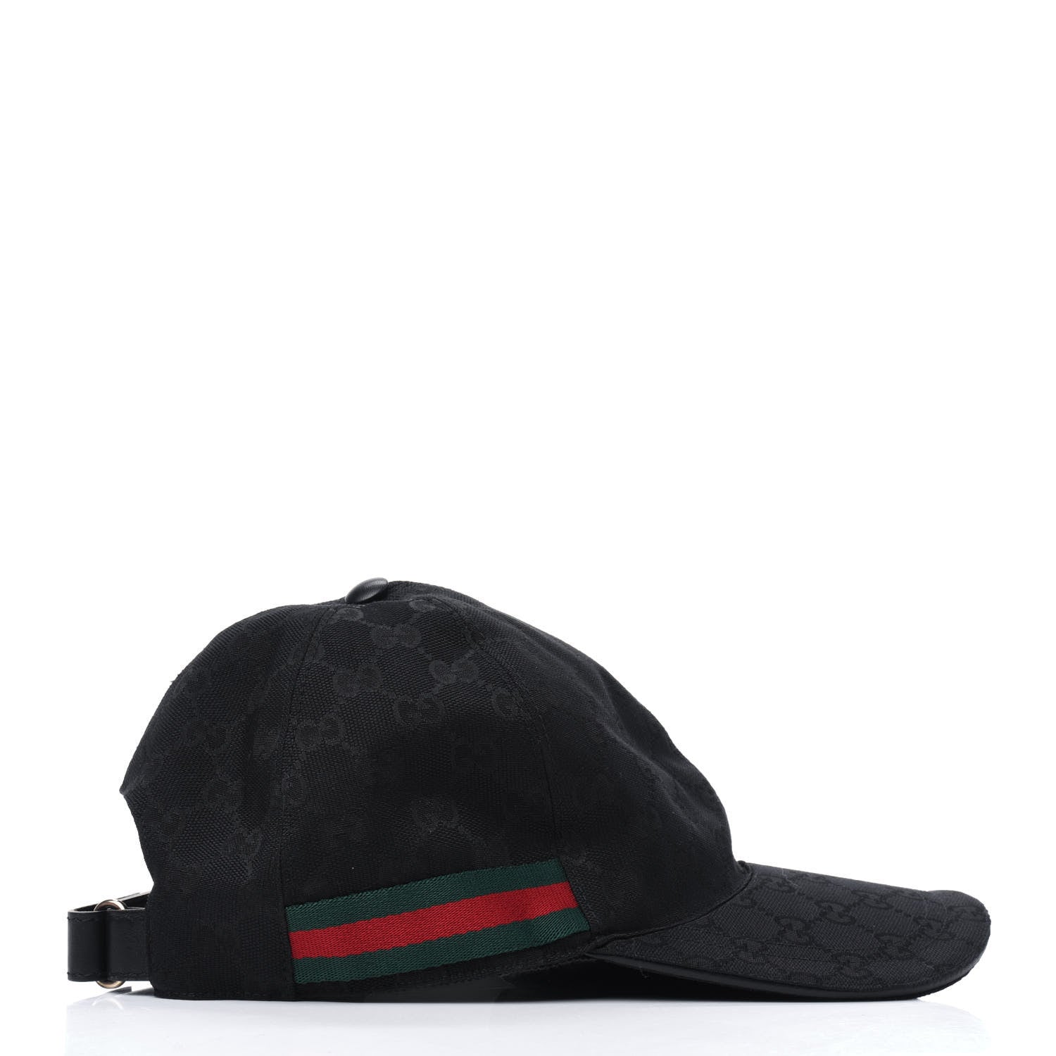 Gucci Monogram Web Baseball Hat S Black 4 of 7
