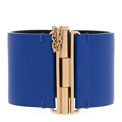Chanel Calfskin CC Wide Cuff M Blue 3 of 6