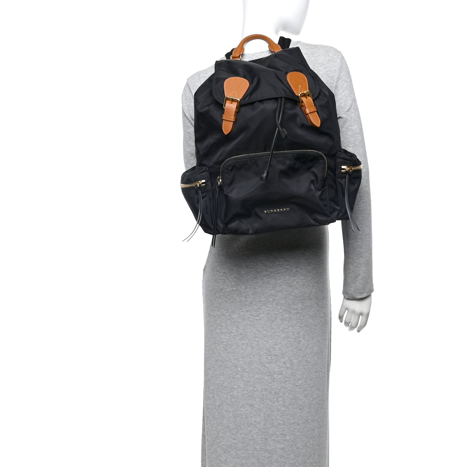 burberry the medium backpack in nylon and leather Burberry Nylon Medium Rucksack Backpack Black 1793684 – FASHIONPHILE