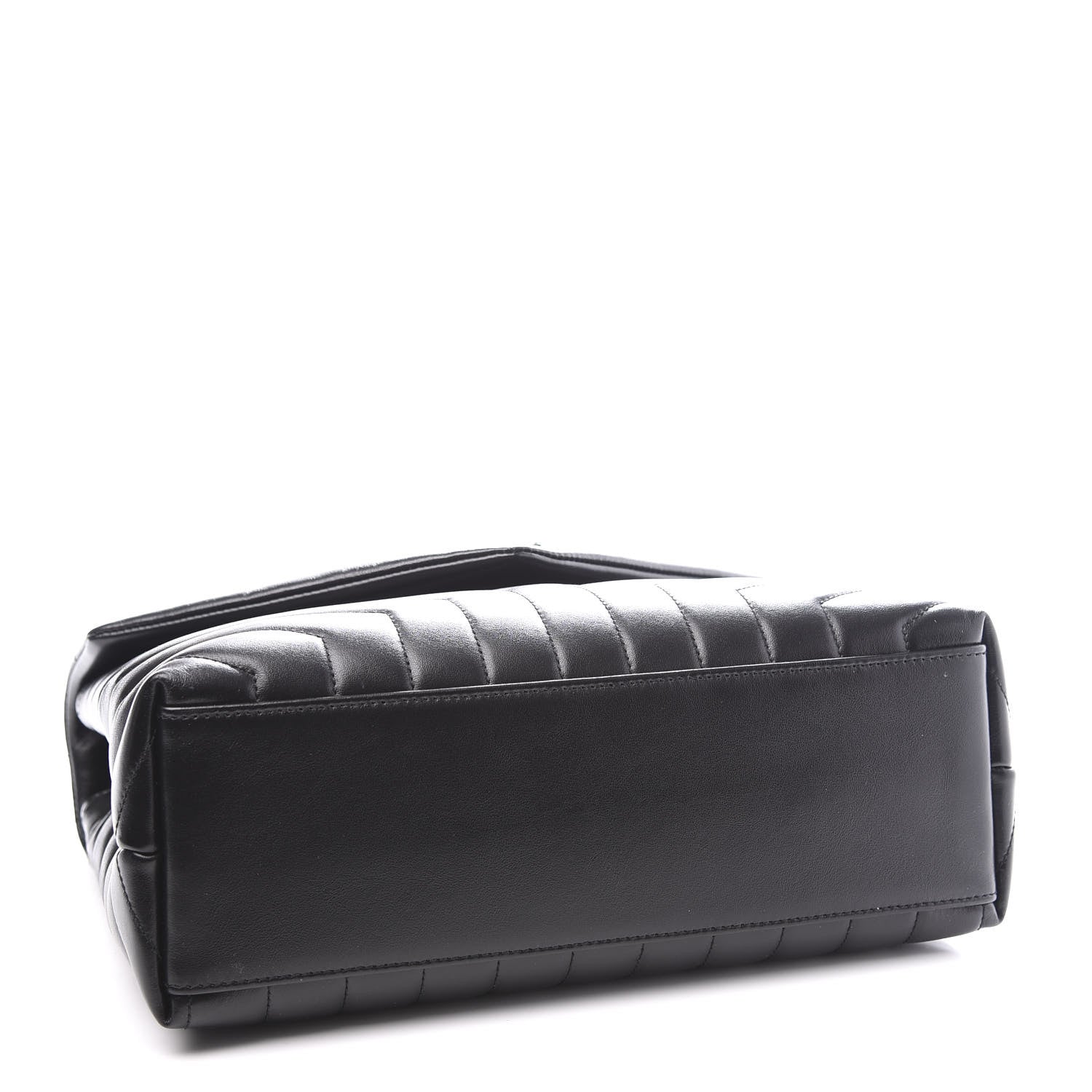 Saint Laurent Calfskin Y Quilted Monogram Medium Loulou Chain Satchel Black 3 of 11