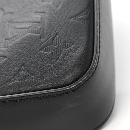 Louis Vuitton Calfskin Monogram Shadow Duo Messenger Black 10 of 11