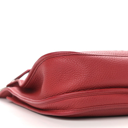 Hermes Taurillon Clemence Evelyne III GM Rubis 7 of 14