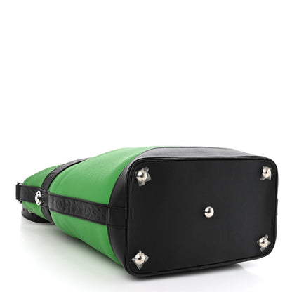 Louis Vuitton Calfskin Cruiser GM Green Black 4 of 9