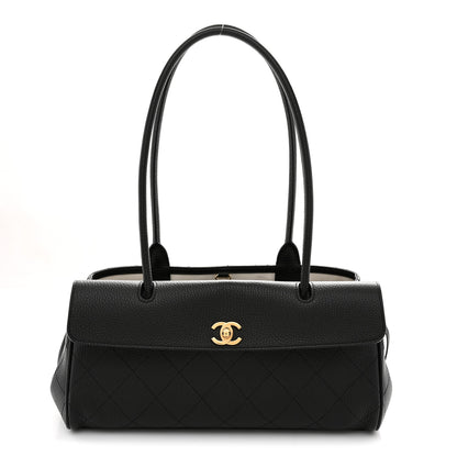 Chanel Grained Calfskin Urban Essentials Small Shopping Bag Black 1 of 10