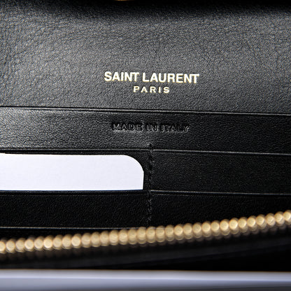 Saint Laurent Patent Monogram Chain Wallet Tortoiseshell 5 of 8