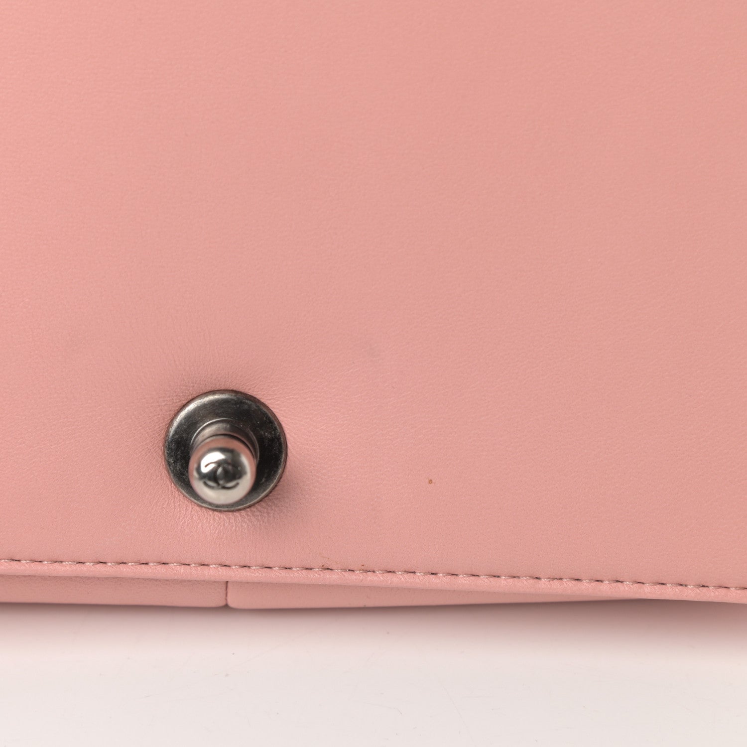 Chanel Lambskin Quilted Medium Boy Flap Light Pink 14 of 15