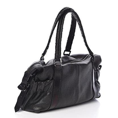 Burberry Calfskin Dallinger Satchel Black 3 of 9