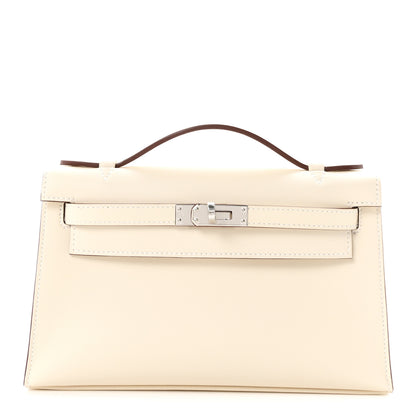 Hermes Swift Kelly Pochette Clutch Nata 1 of 10
