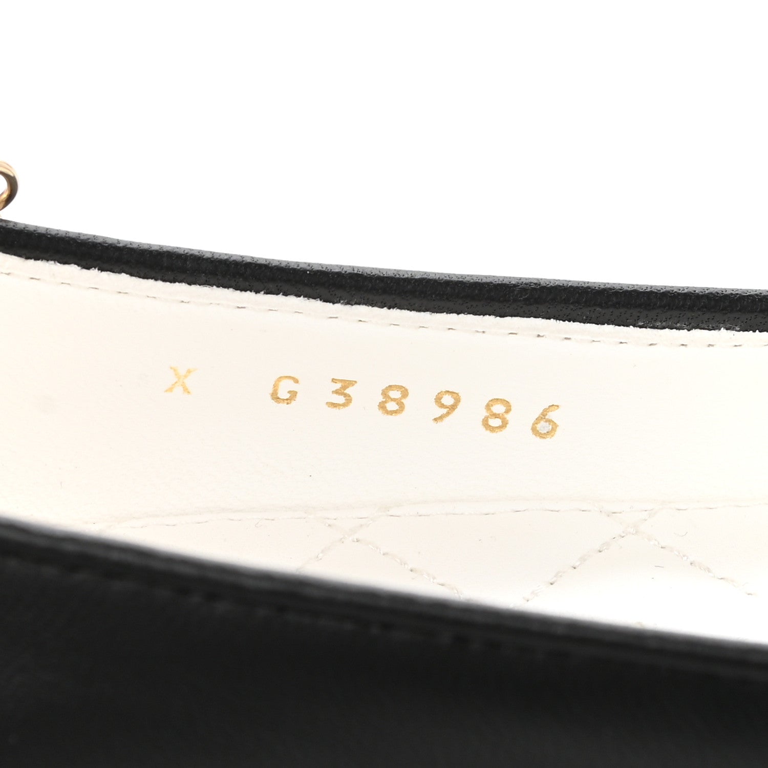 Chanel Lambskin Patent Calfskin Cap Toe Ankle Chain Ballerina Flats 36 Black 7 of 8