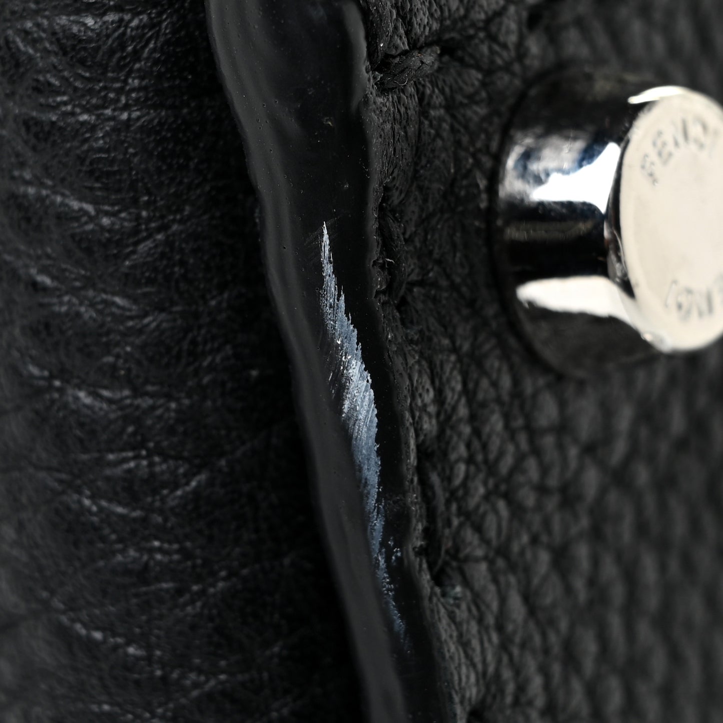 Cuoio Romano Selleria Bi-Color Mini Peekaboo Iconic Satchel Black Mou