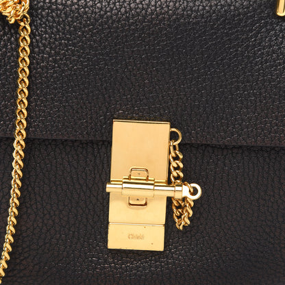 Chloe Grained Lambskin Mini Drew Shoulder Bag Black 12 of 13