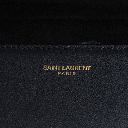 Saint Laurent Calfskin Classic Y Clutch Black 5 of 8