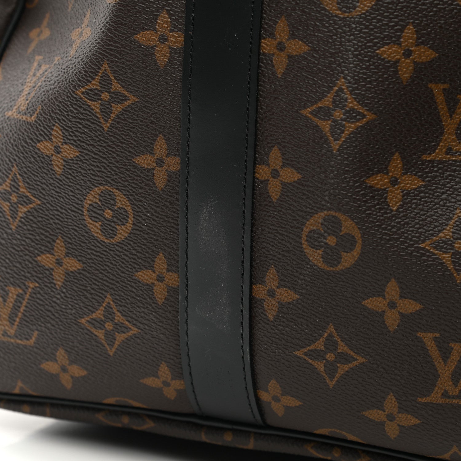 Louis Vuitton Monogram Macassar Keepall Bandouliere 55 13 of 16