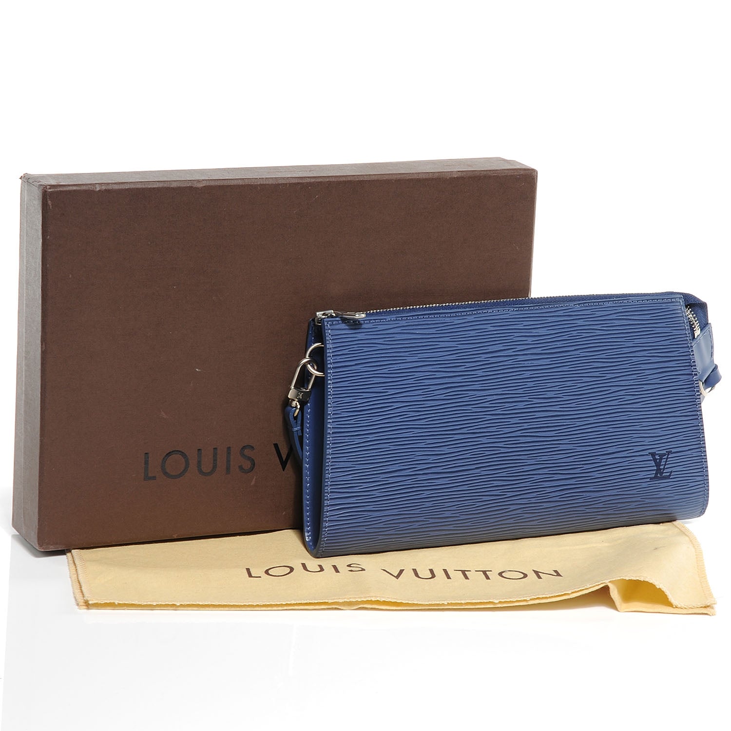 Louis Vuitton Epi Pochette Accessories 24 Myrtille 5 of 8