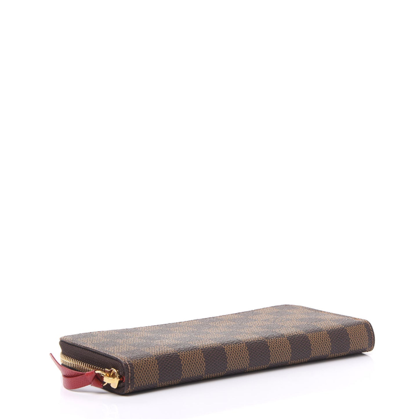 Damier Ebene Clemence Wallet Cherry