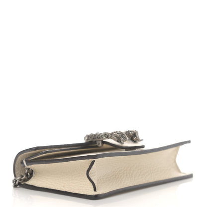 Gucci Dollar Calfskin Crystal Super Mini Dionysus Shoulder Bag Mystic White Black Diamond 4 of 11