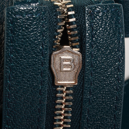 Balenciaga Chevre Silver Metallic Edge Hardware City Bleu Paon 7 of 12