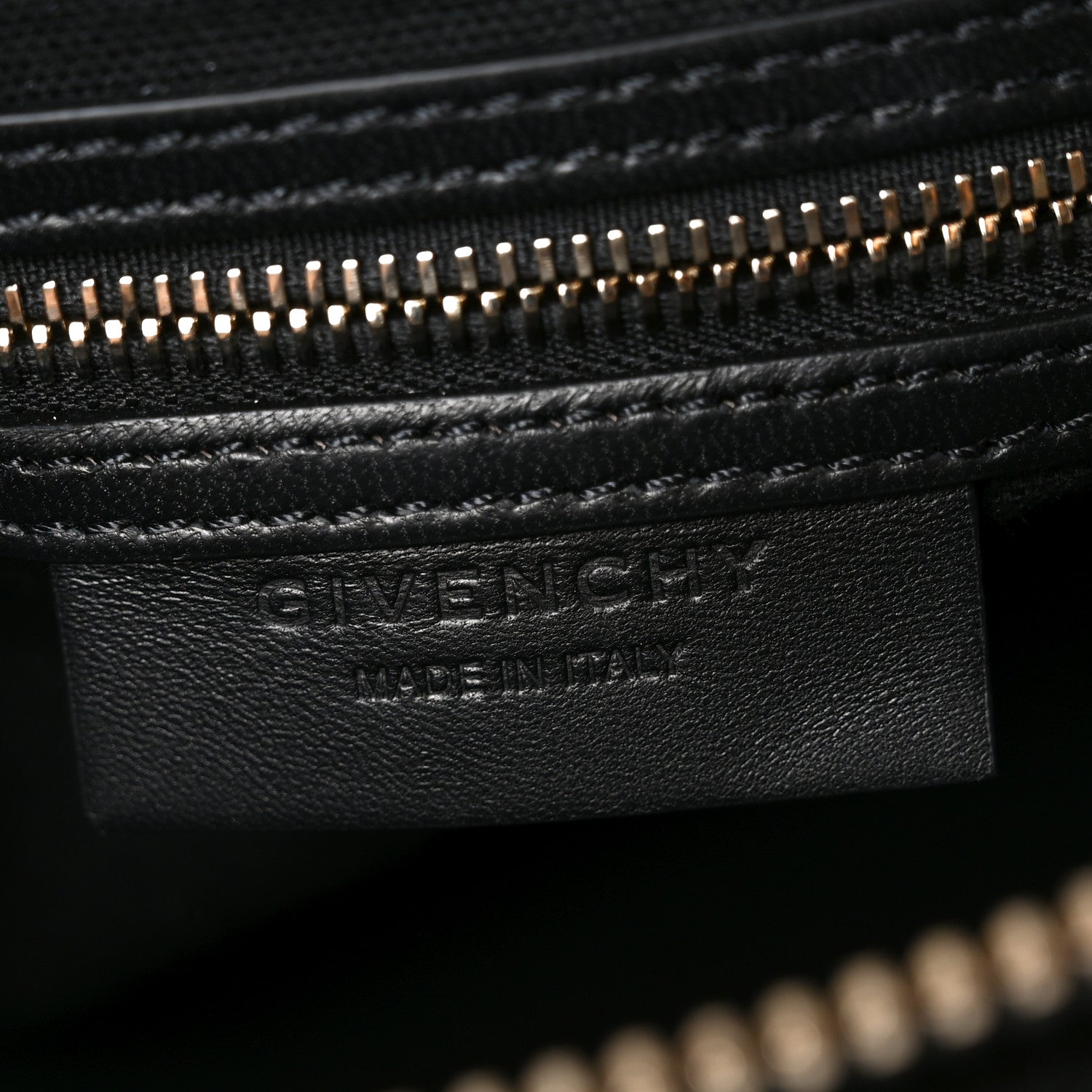 Givenchy Calfskin Crocodile Embossed Small Antigona Black 6 of 10