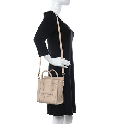 Celine Smooth Calfskin Nano Luggage Powder 2 of 11