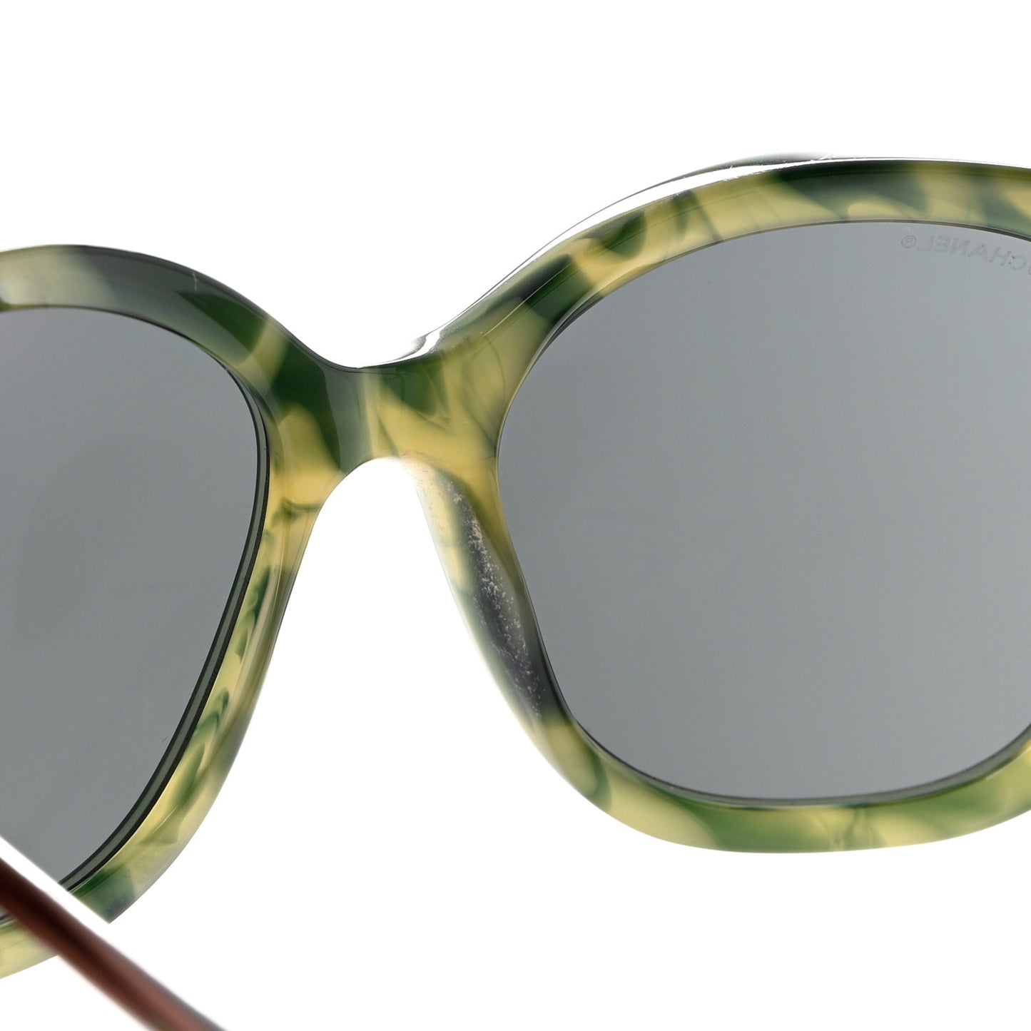 Acetate Butterfly Winter Pearl Sunglasses 5339-H Green