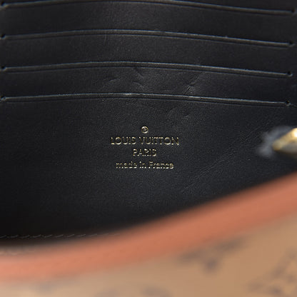Louis Vuitton Reverse Monogram Dauphine Chain Wallet 6 of 9