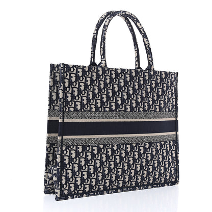 Christian Dior Oblique Book Tote Blue Multicolor 2 of 8
