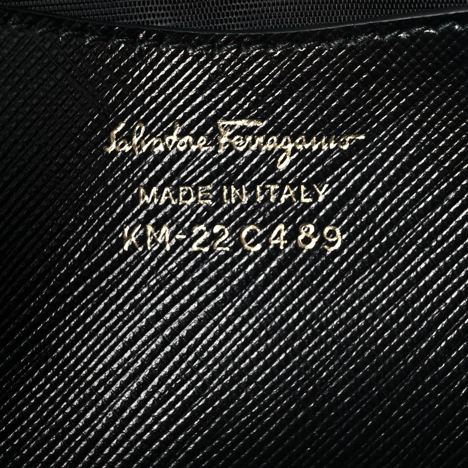 Salvatore Ferragamo Printed Calfskin Vara Bow Clutch Black White 6 of 11