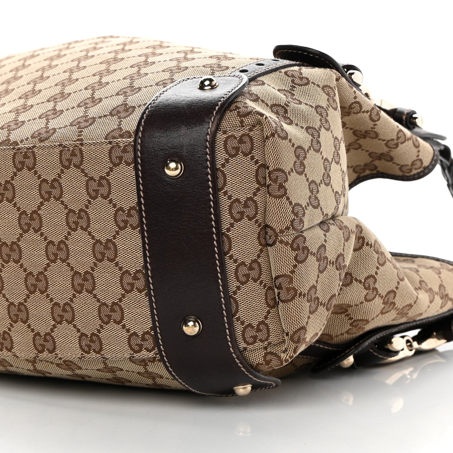 Gucci Monogram Medium Pelham Shoulder Bag Dark Brown 10 of 15