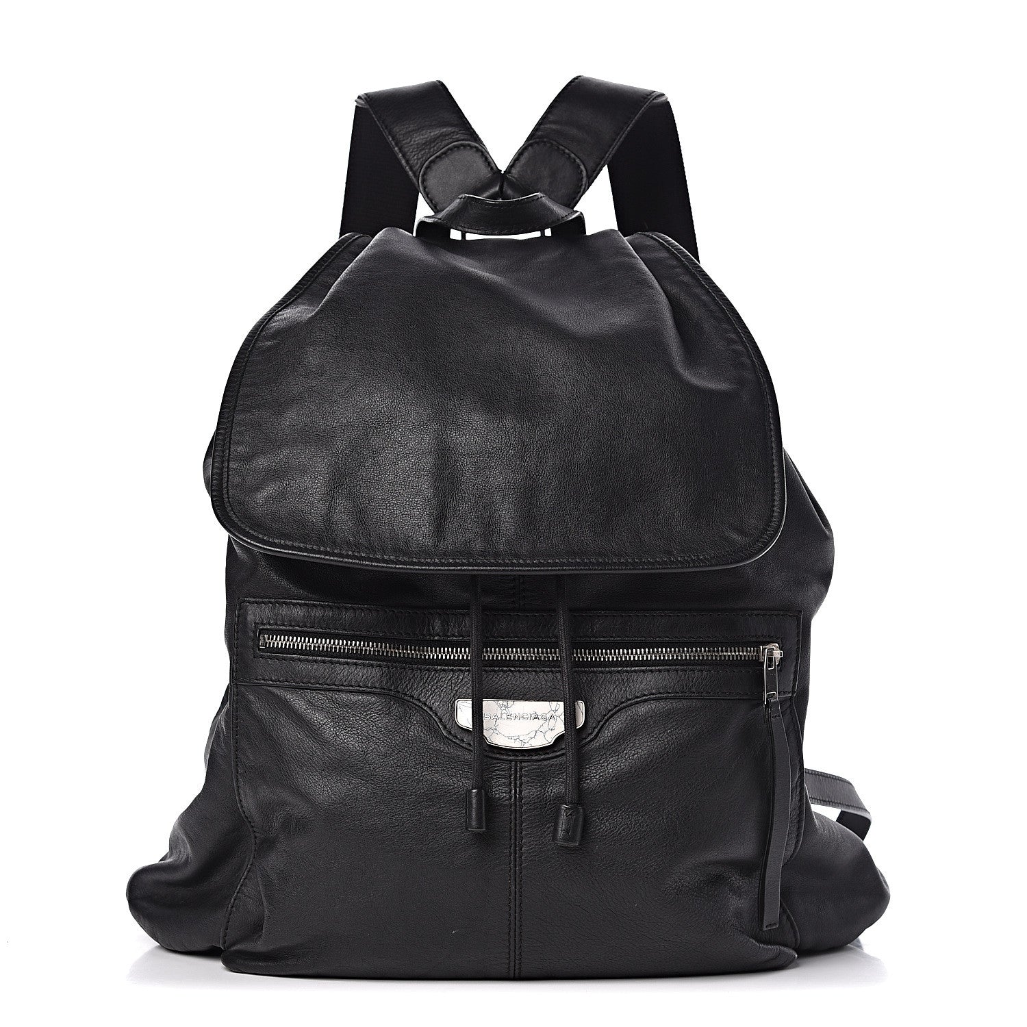 Balenciaga Agneau Classic Hardware S Traveler Backpack Black 1 of 14