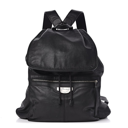 Balenciaga Agneau Classic Hardware S Traveler Backpack Black 1 of 14