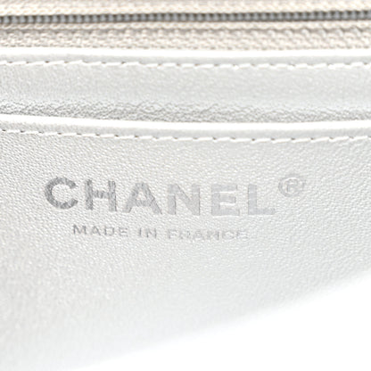 Chanel Metallic Lambskin Quilted Mini Rectangular Flap Silver 6 of 11