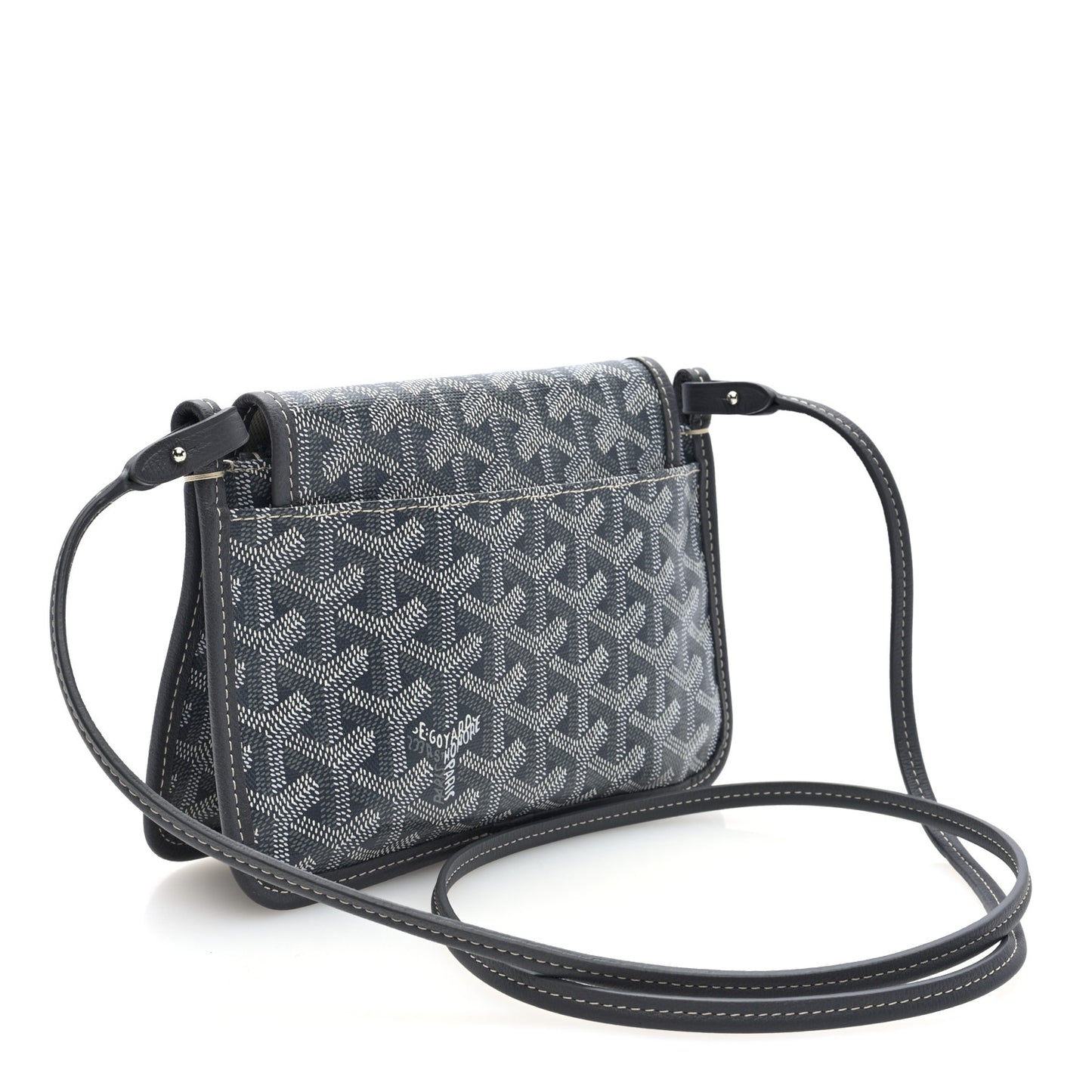 Goyardine Plumet Wallet Clutch Grey