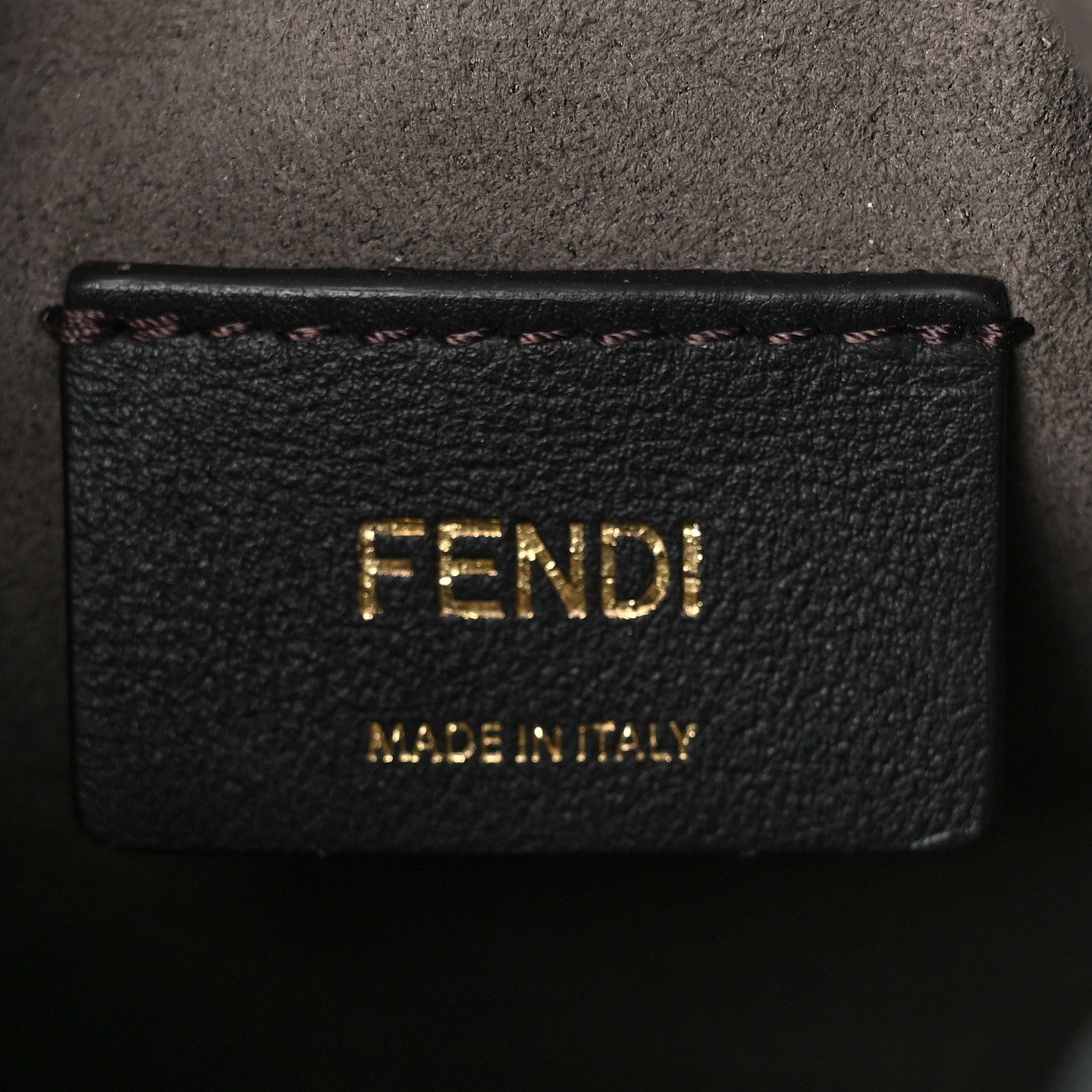 Fendi Vitello Liberty F is Fendi FF Studded Mini Mon Tresor Bucket Bag Black 6 of 9