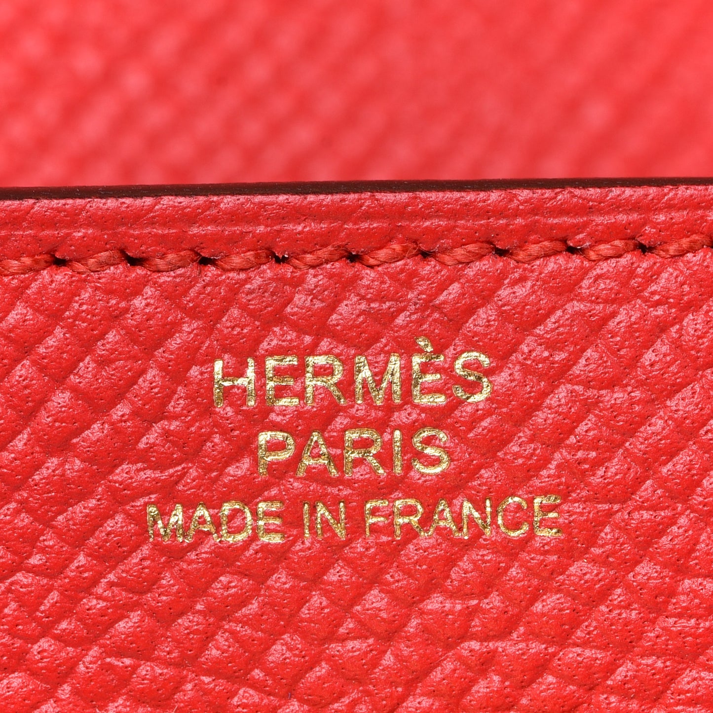 Epsom Kelly Longue Wallet Rouge Tomate
