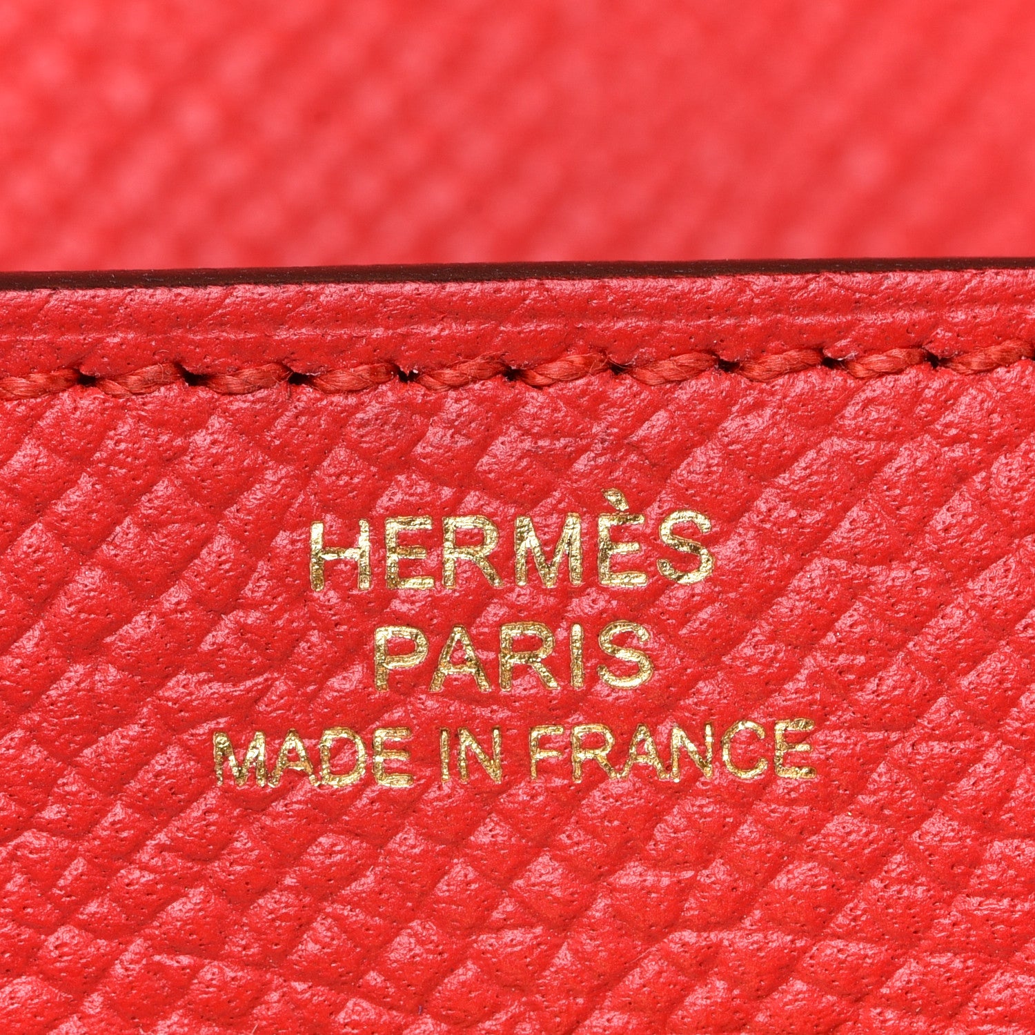 Hermes Epsom Kelly Longue Wallet Rouge Tomate 6 of 7