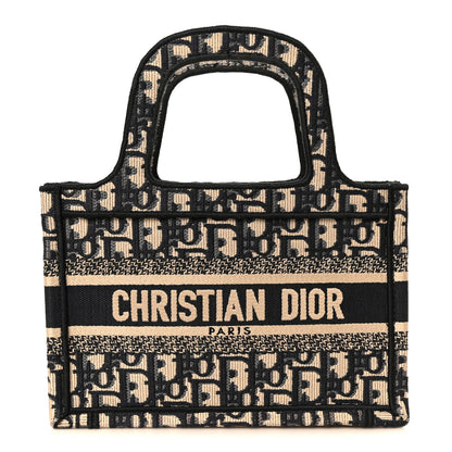 Christian Dior Oblique Mini Book Tote Blue Multicolor 1 of 10