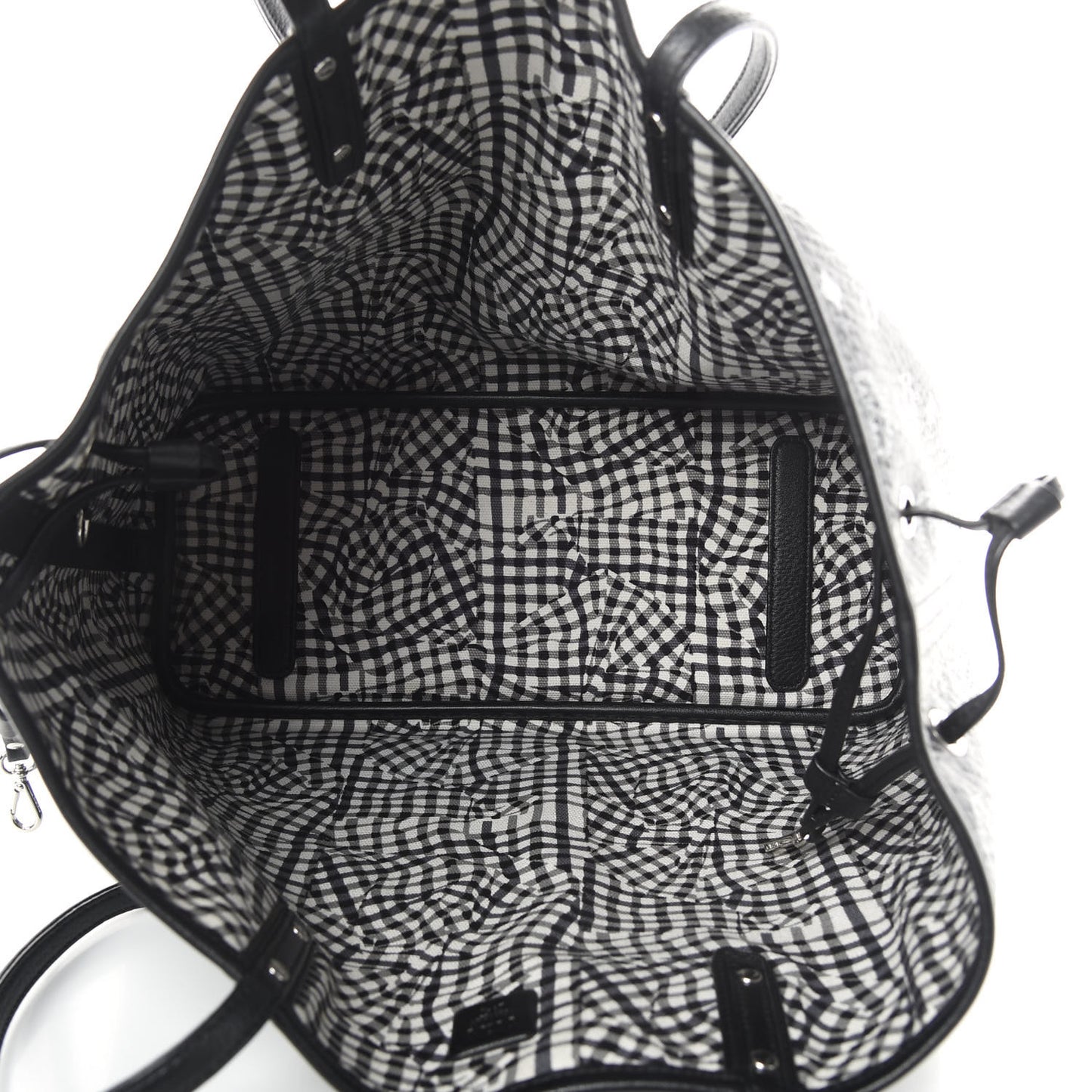 Visetos Medium Project Reversible Shopper Tote Black