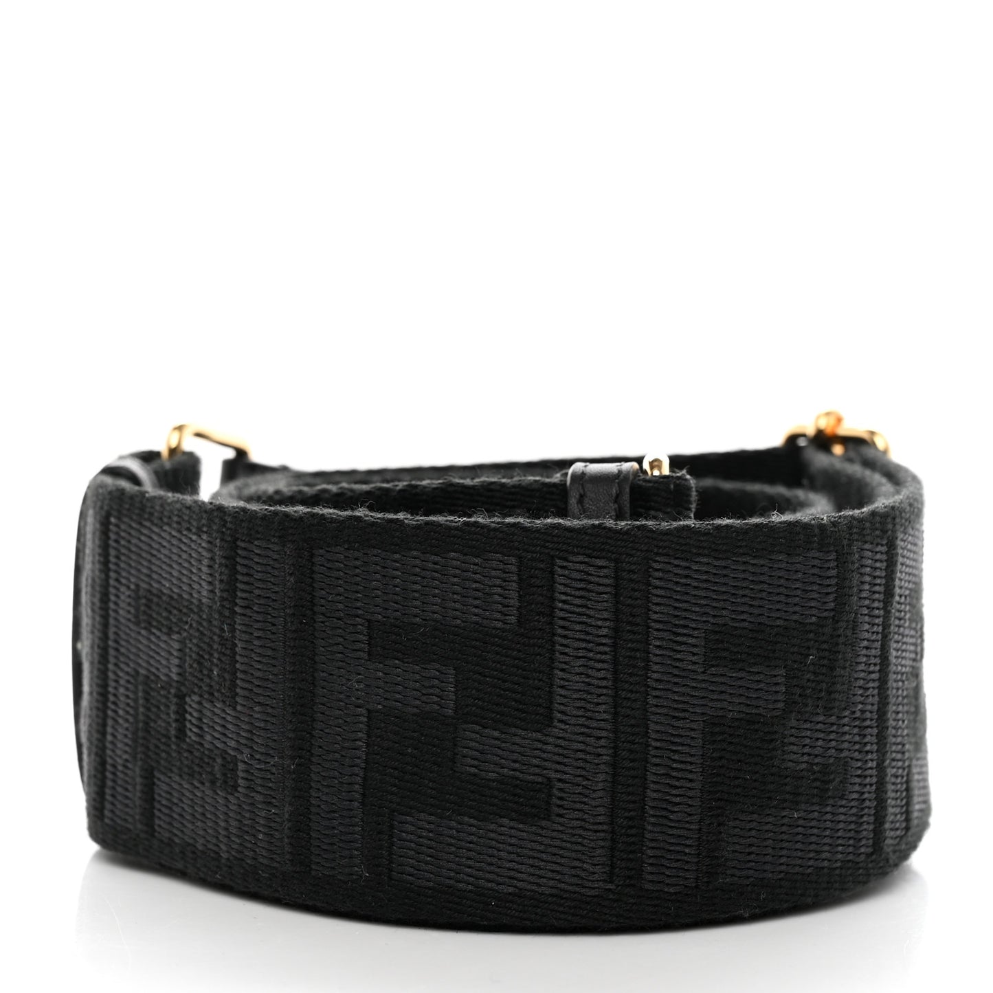 Ribbon Vitello Seta FF 1974 Adjustable Strap You Black