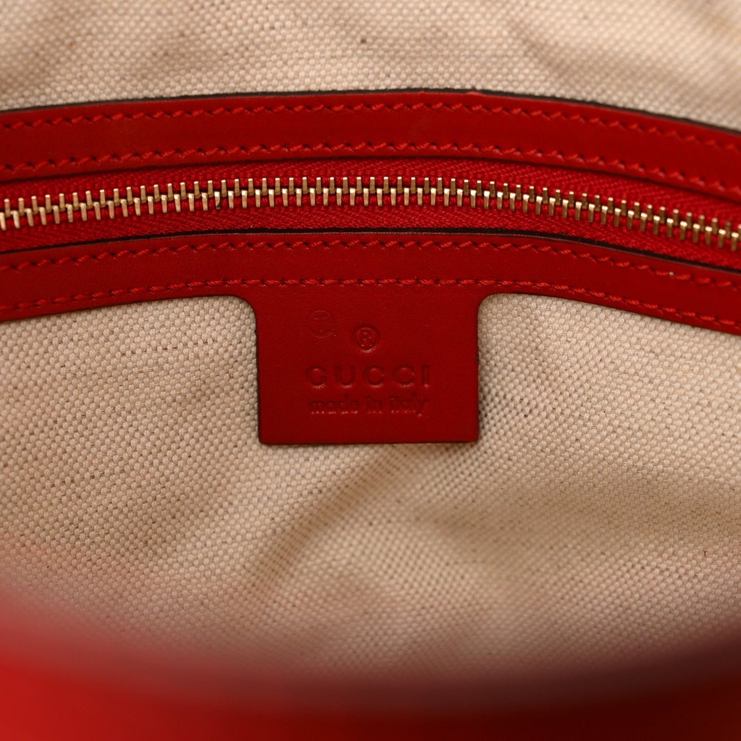 Diamante Calfskin Small Craft Tote Red