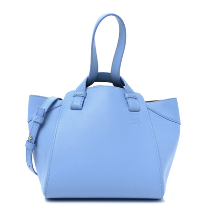 Loewe Calfskin Small Hammock Nugget Shoulder Bag Celestine Blue 1 of 10