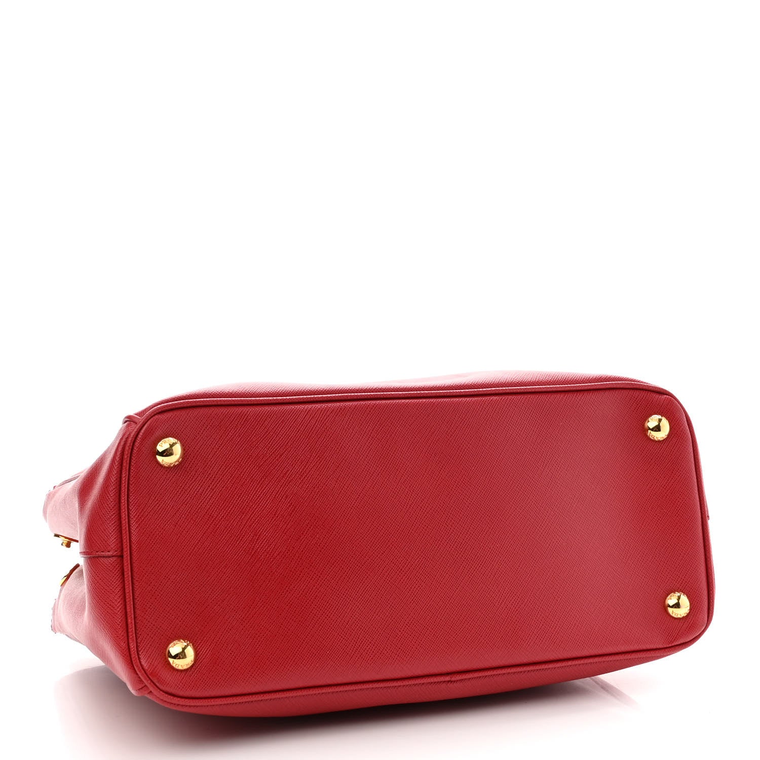 Prada Saffiano Small Galleria Double Zip Tote Fuoco 4 of 12