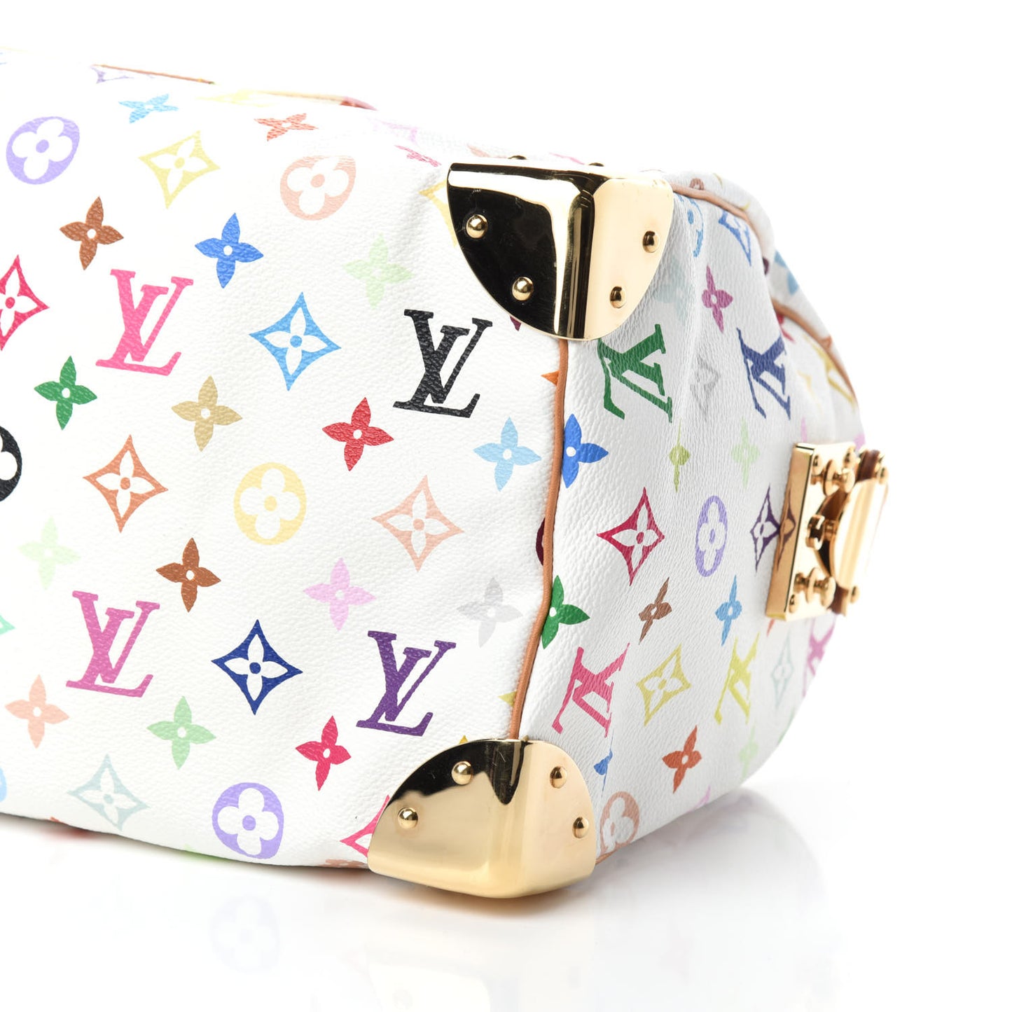 Monogram Multicolor Speedy 30 White