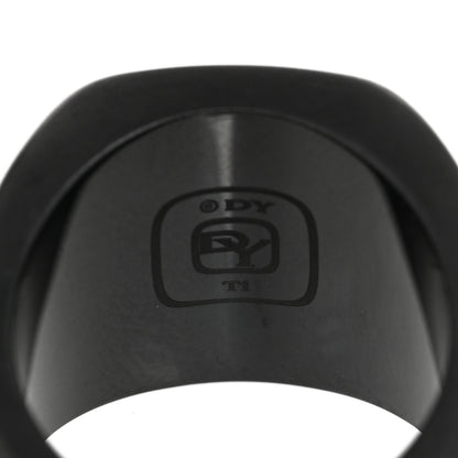 David Yurman Titanium Signet Ring 63 10.25 4 of 4