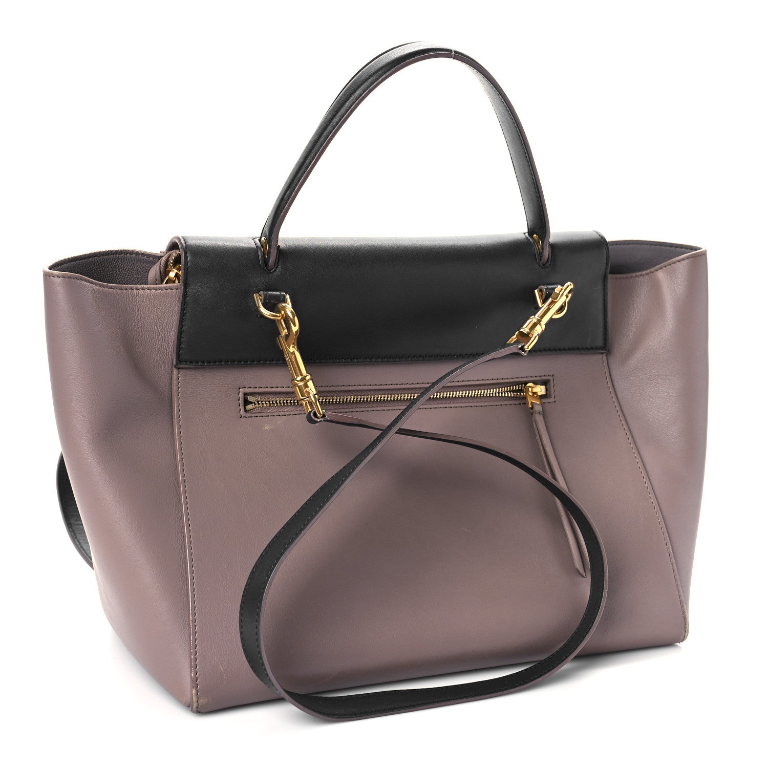 Celine Smooth Calfskin Mini Bi-Color Belt Bag Light Smoke Violet 3 of 8
