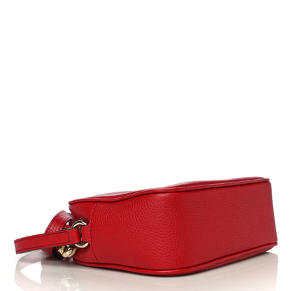 Gucci Pebbled Calfskin Small Soho Disco Bag Tabasco Red 4 of 13