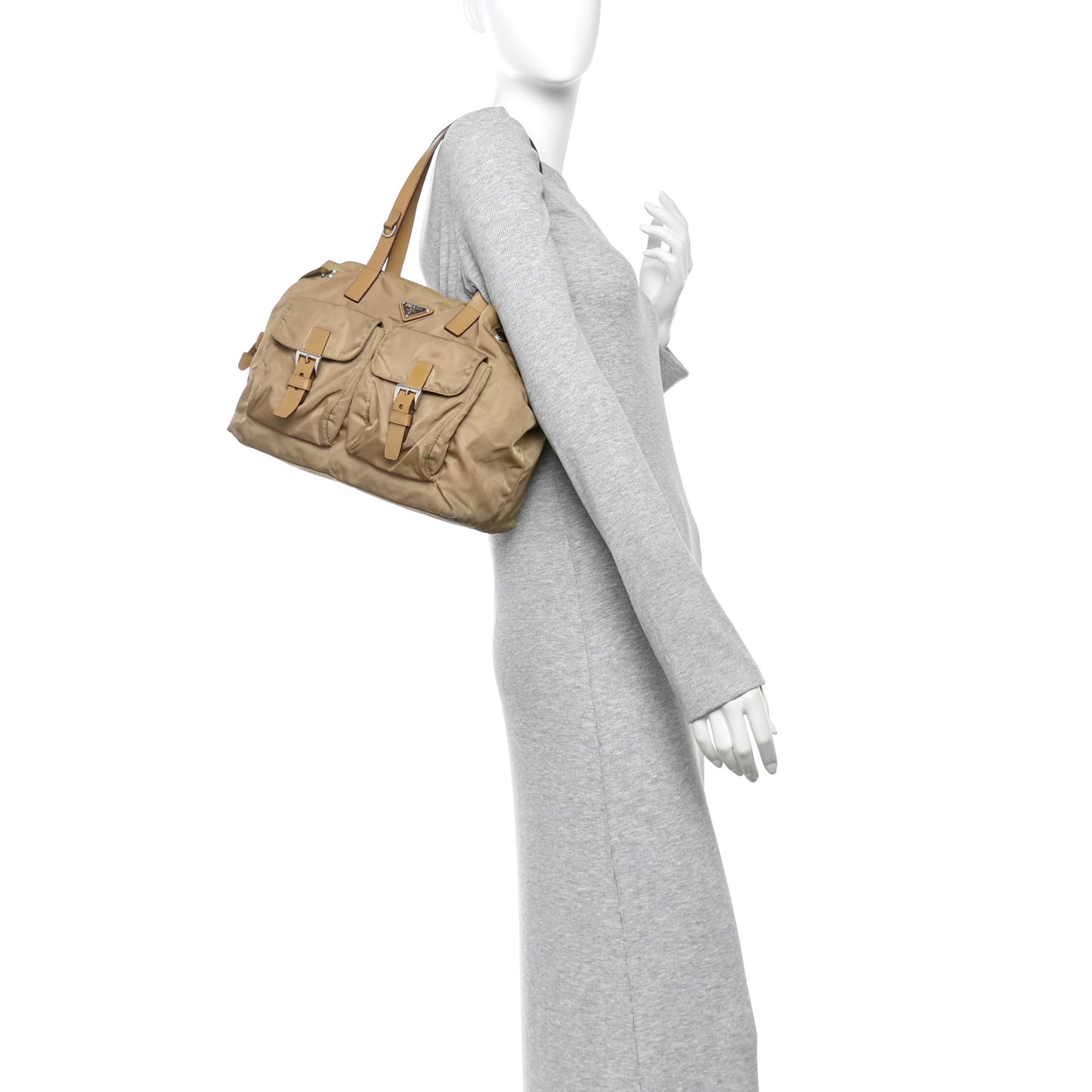 Nylon Vela Shopping Tote Sesamo