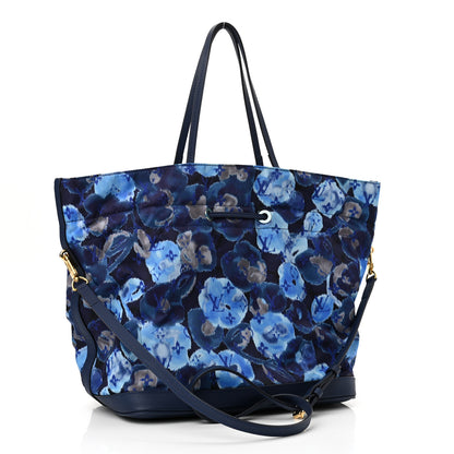 Louis Vuitton Nylon Monogram Ikat Noefull MM Grand Blue 4 of 11