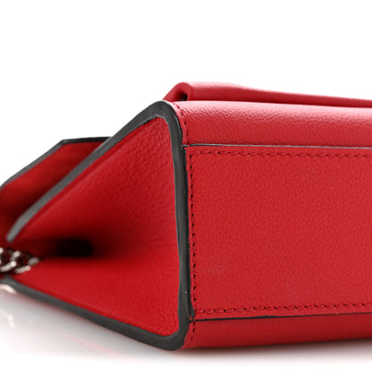 Louis Vuitton Soft Calfskin Mylockme Chain Bag BB Rubis 9 of 13
