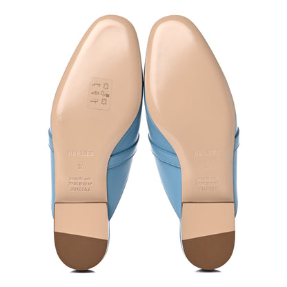 Hermes Calfskin Oz Mules 36 Ciel 5 of 16