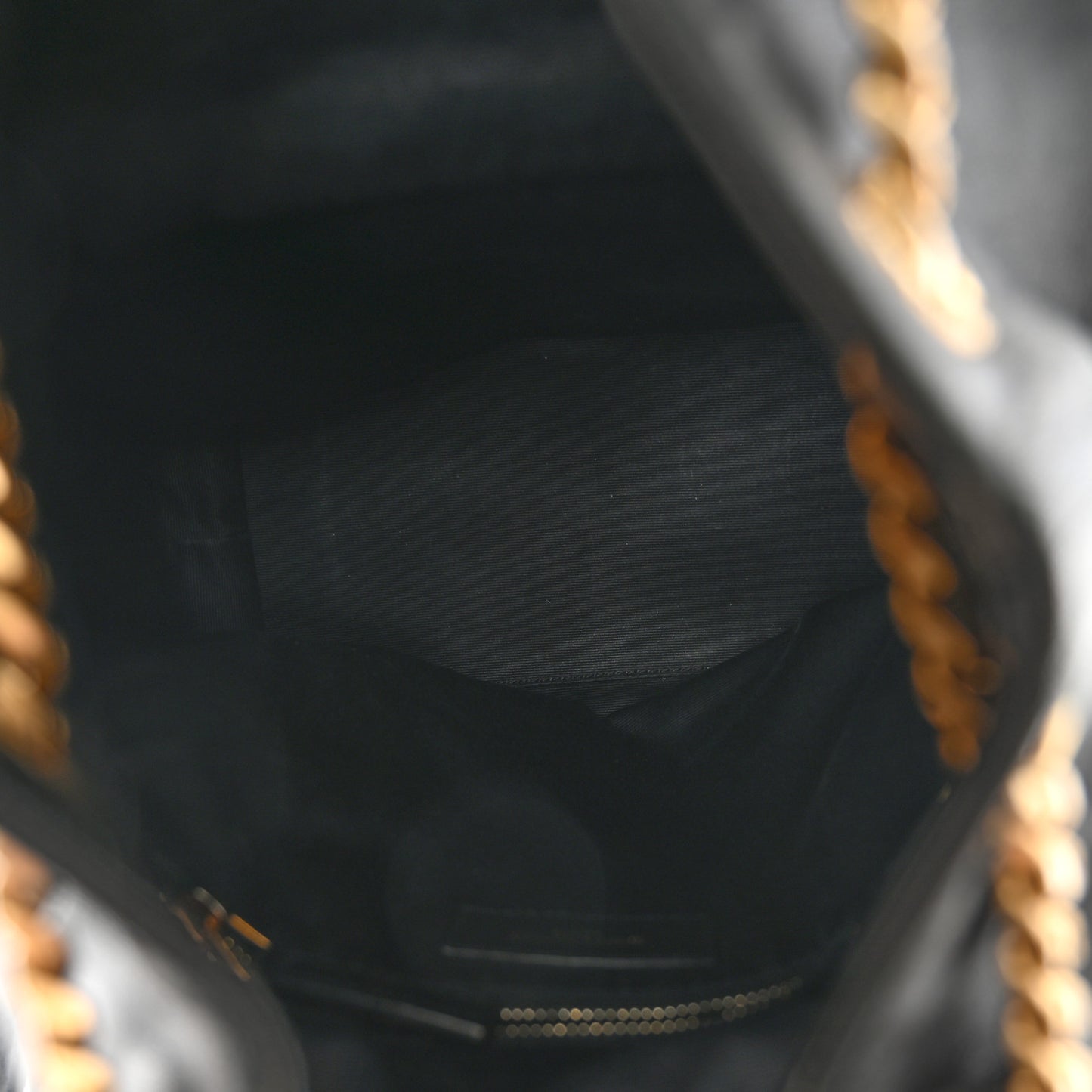 Lambskin Matelasse Monogram Joe Backpack Black